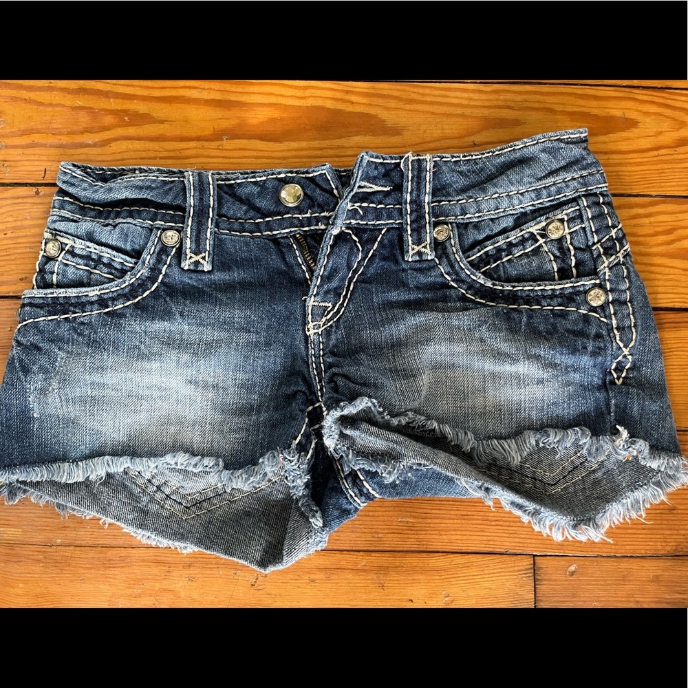 Vintage Rock Revival jean shorts